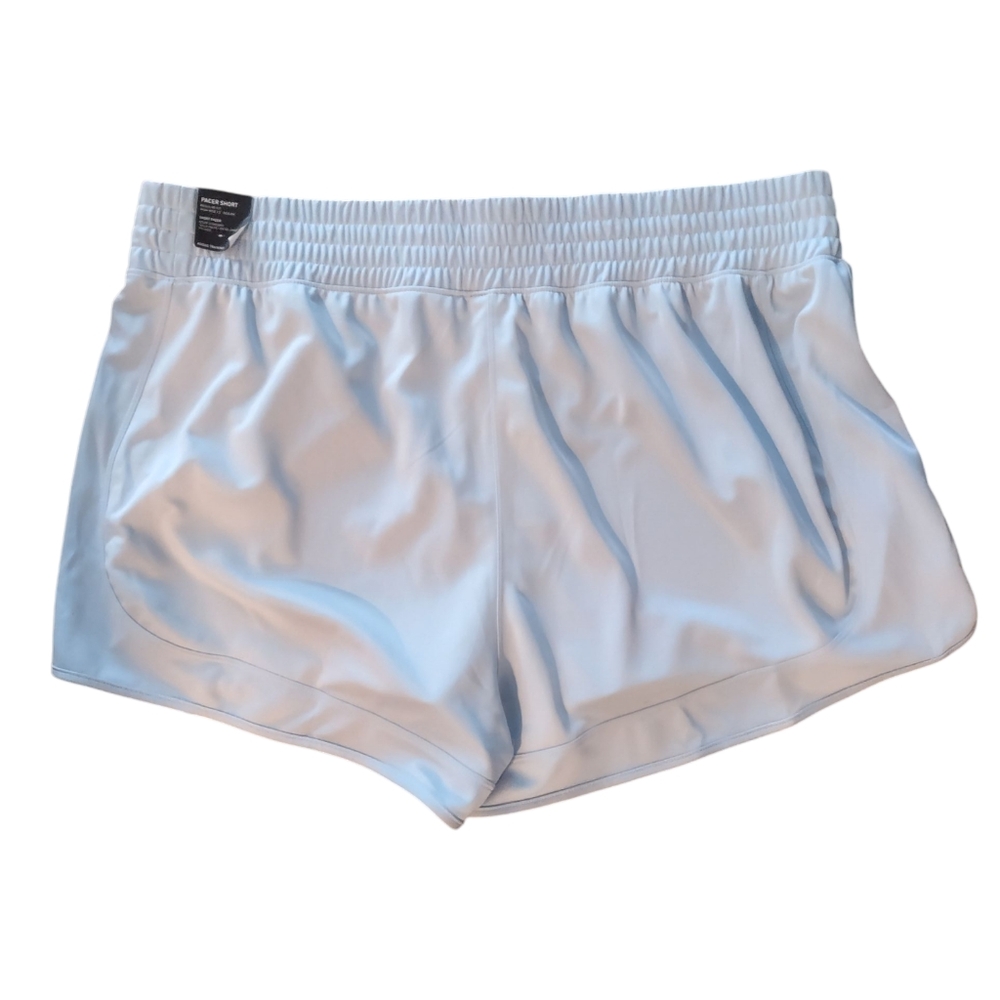 Adidas Pacer Shorts Regular Fit 3" Inseam Light Blue NWT - Picture 9 of 13